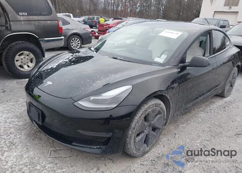 2021 Tesla Model 3 Standard Range Plus Rear-Wheel Drive из США, поврежденный, VIN 5YJ3E1EA6MF982811
